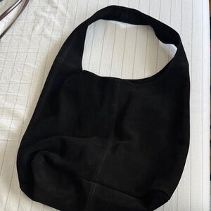 Brandy Melville black leather tote